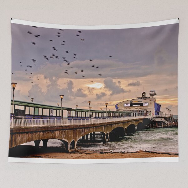 Item preview, Bournemouth Pier And Beach Dorset England designed and sold by AndyEvansPhotos.