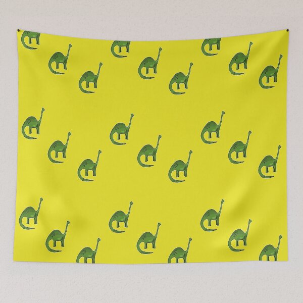Item preview, Green dinosaurs on yellow designed and sold by tetibright.