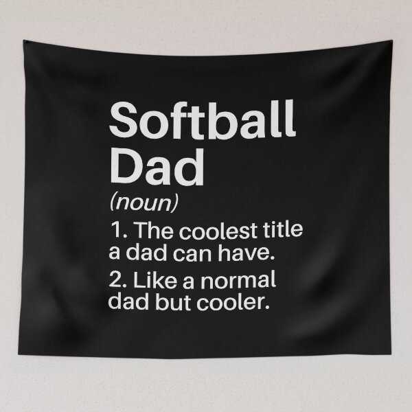Item preview, Softball Dad Funny Definition: Softball Dad Gift: Softball Player or Lover designed and sold by Adexyl.