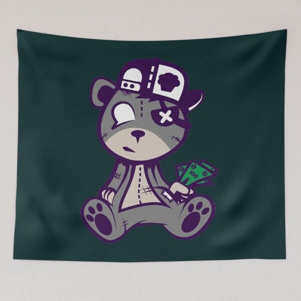 Item preview, dirty teddy Sticker  designed and sold by SeraDesignV.
