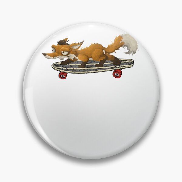 Item preview, Kitsune Foxesy Foxes on a Skateboard Longboard 431 designed and sold by hollenquboppa2.