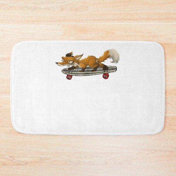 Item preview, Kitsune Foxesy Foxes on a Skateboard Longboard 431 designed and sold by hollenquboppa2.