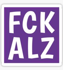 FCK ALZ Sticker (Dark Background) Sticker