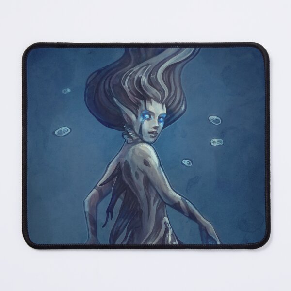 Item preview, Zebra batfish mermaid designed and sold by strijkdesign.