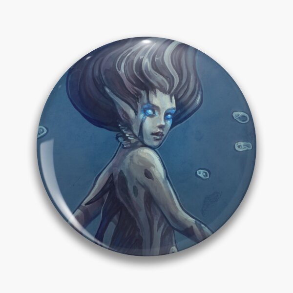 Item preview, Zebra batfish mermaid designed and sold by strijkdesign.
