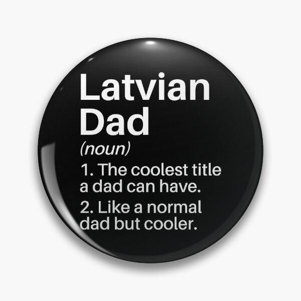 Item preview, Latvian Dad Funny Definition: Latvian Dad Gift: Latvia Pride designed and sold by Adexyl.