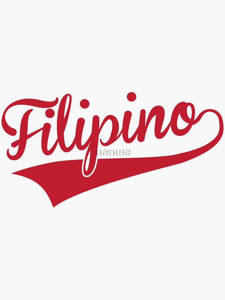 &quot;Filipino&quot; Sticker for Sale by banwa | Redbubble