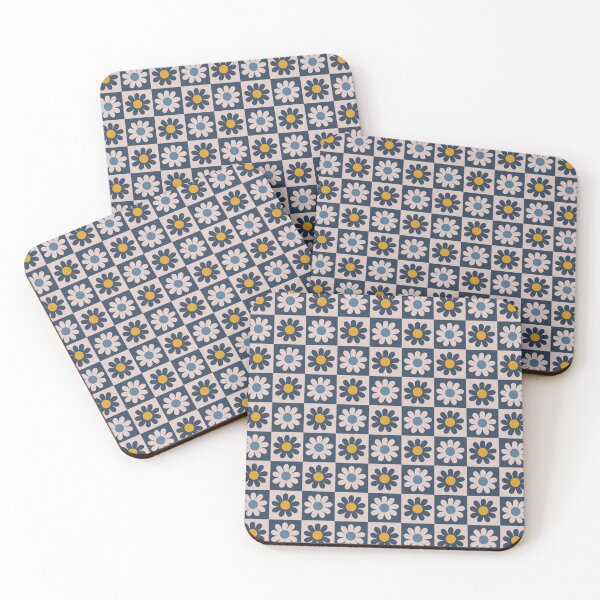 Item preview, Checkered with flowers designed and sold by IlustraDeni.