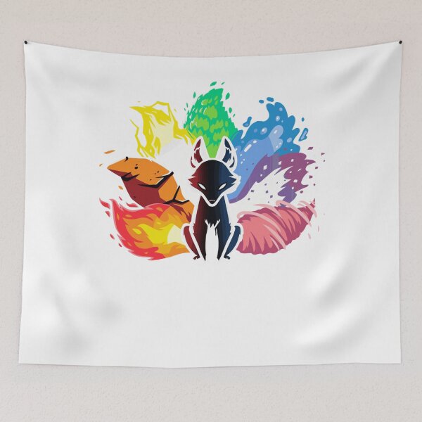 Item preview, Kitsune Nine Tail fox Essential  designed and sold by hollenquboppa2.
