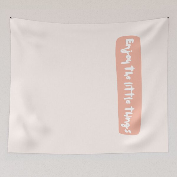 Item preview, Enjoy the little things, inspirational quote ( colour palette, color palete) designed and sold by Sanaura.