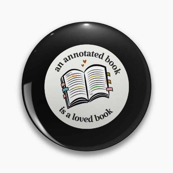 Item preview, an annotated book is a loved book Sticker designed and sold by JezenbelLuiz.