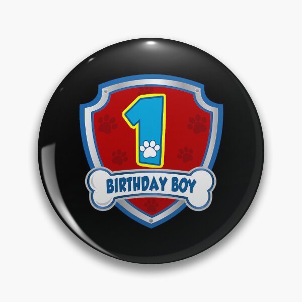 Item preview, 1st Birthday Boy 1 Years Old Patrol Dogs Paw Lover Kid designed and sold by PameGraha.