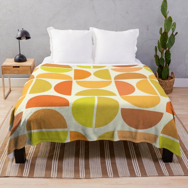 Item preview, Retro Mid Century Modern Colorful Circles pattern designed and sold by Yasminepatterns .