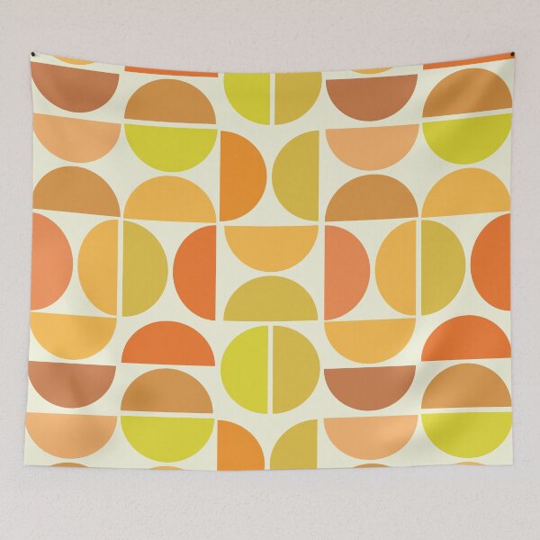 Item preview, Retro  Mid Century Modern  Colorful Circles pattern  designed and sold by Yasminepatterns .