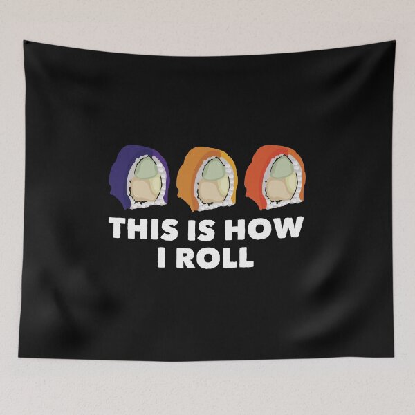 Item preview, Funny Sushi Food Gift: This Is How I Roll Sushi Vintage - Sushi Lover designed and sold by Adexyl.