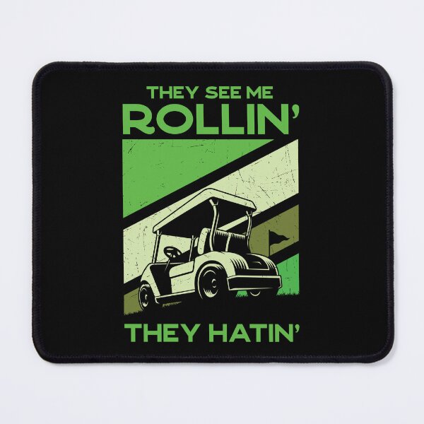 Item preview, Funny Golfer Gift: They See Me Rollin' They Hatin' Golf Cart Retro Vintage - Golfing Golf Lover designed and sold by Adexyl.