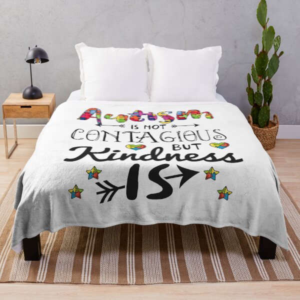 Item preview, Autism Is Not Contagious But Kindness Is designed and sold by GoldenBuffalo79.