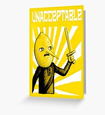 Unacceptable, 2014 Greeting Card