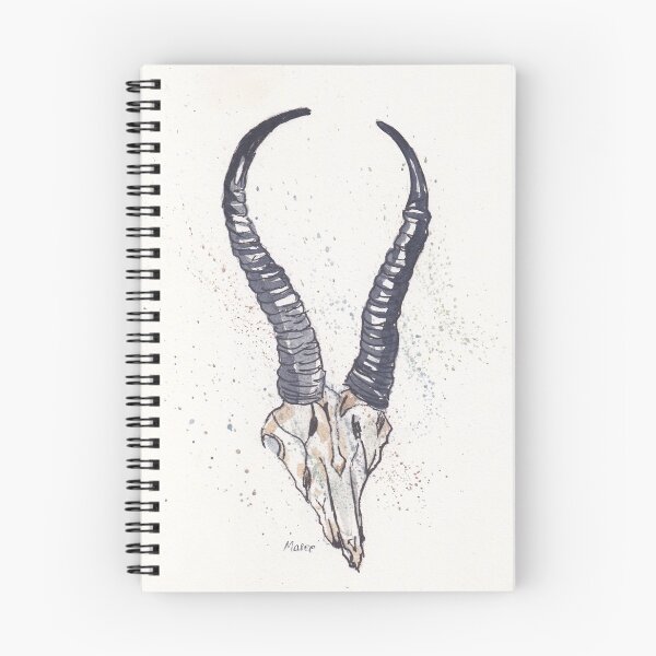 Item preview, Don't deem my spirit fled (Springbok skull) designed and sold by Maree Clarkson .