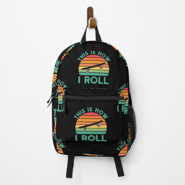 Item preview, Funny Skateboarder Gift: This Is How I Roll Skateboard Retro Vintage - Skater Skateboarding Lover designed and sold by Adexyl.