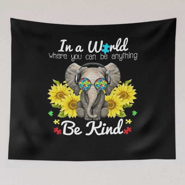 Item preview, In A World Where You Can Be Anything - Be Kind designed and sold by GoldenBuffalo79.