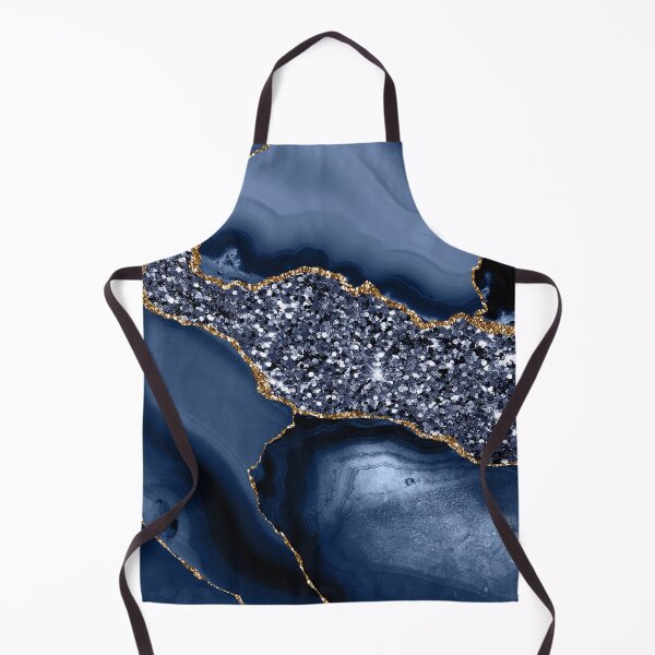 Item preview, Diseño abstracto de ágata de geoda moderna con brillo azul y dorado designed and sold by Paulele.