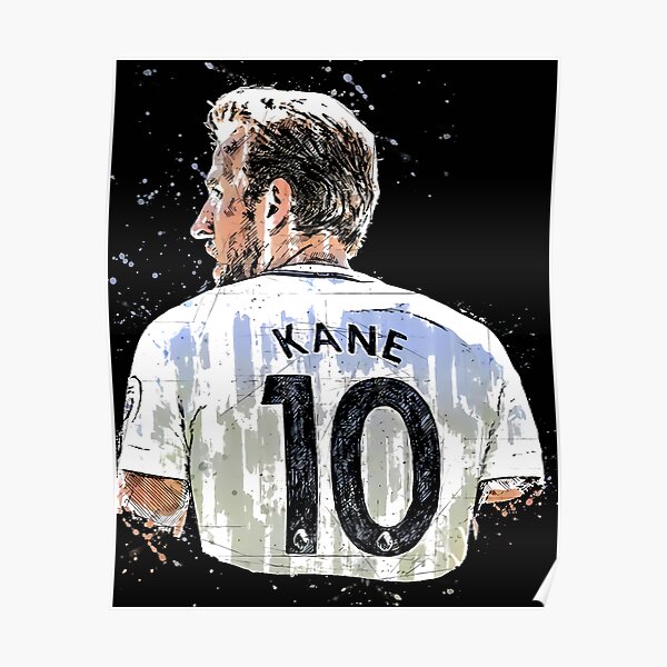 Harry Kane A4 Framed Poster Print - Socagitz