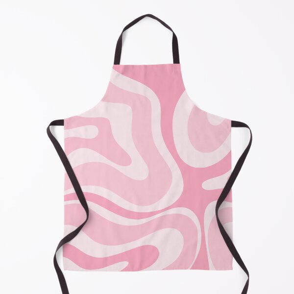 Item preview, Modern Retro Liquid Swirl Abstract in Pretty Pastel Pink designed and sold by kierkegaard.