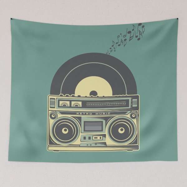Item preview, Retro Radio and Record Player designed and sold by cerenalkan.