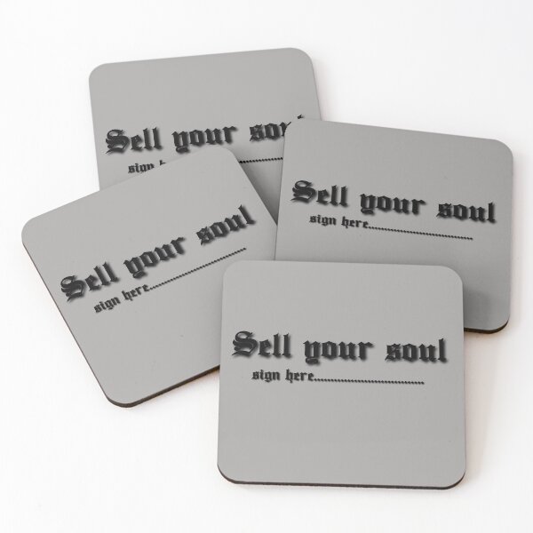 Item preview, Sell your soul - Sign here black designed and sold by Kimbeere.