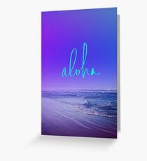 Aloha Greeting Card