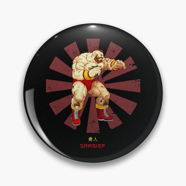 Item preview, Zangief Retro Japanese Street Fighter  designed and sold by Phonomua731.