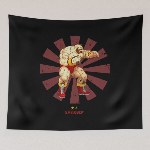 Item preview, Zangief Retro Japanese Street Fighter  designed and sold by Phonomua731.