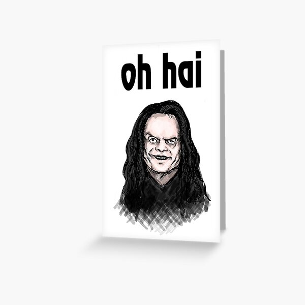 "Oh Hai" Greeting Card