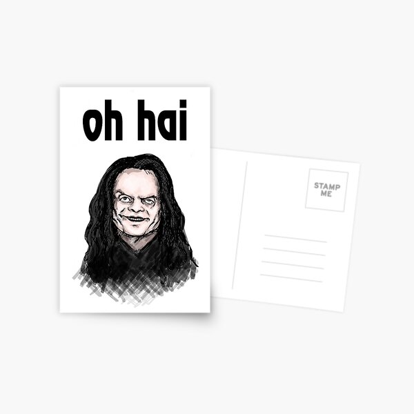 "Oh Hai" Postcard