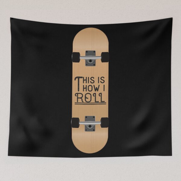 Item preview, Funny Skateboarder Gift: This Is How I Roll Skateboard Retro Vintage - Skater Skateboarding Lover designed and sold by Adexyl.