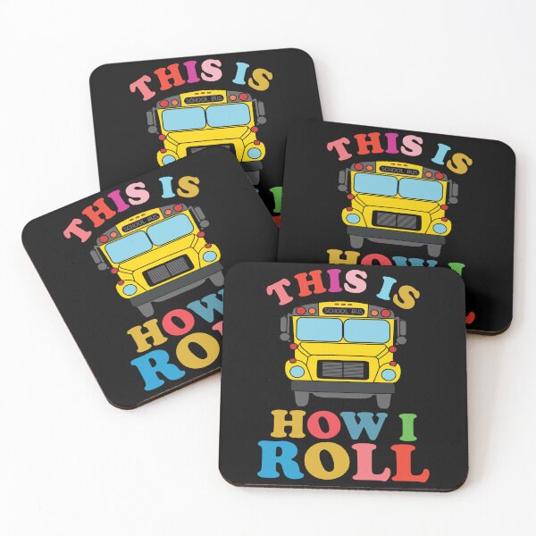 Item preview, Funny School Bus Driver Gift: This Is How I Roll Bus Driver Retro Vintage - School Bus Lover designed and sold by Adexyl.