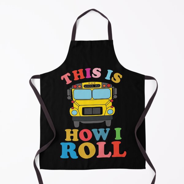 Item preview, Funny School Bus Driver Gift: This Is How I Roll Bus Driver Retro Vintage - School Bus Lover designed and sold by Adexyl.