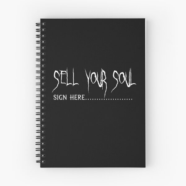Item preview, Sell your soul - Sign here white designed and sold by Kimbeere.