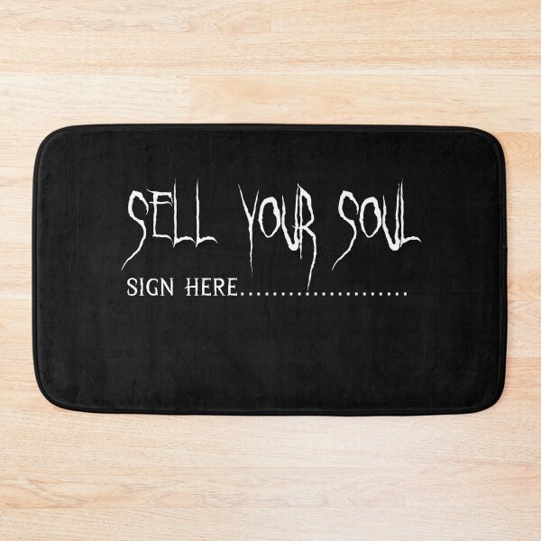 Item preview, Sell your soul - Sign here white designed and sold by Kimbeere.
