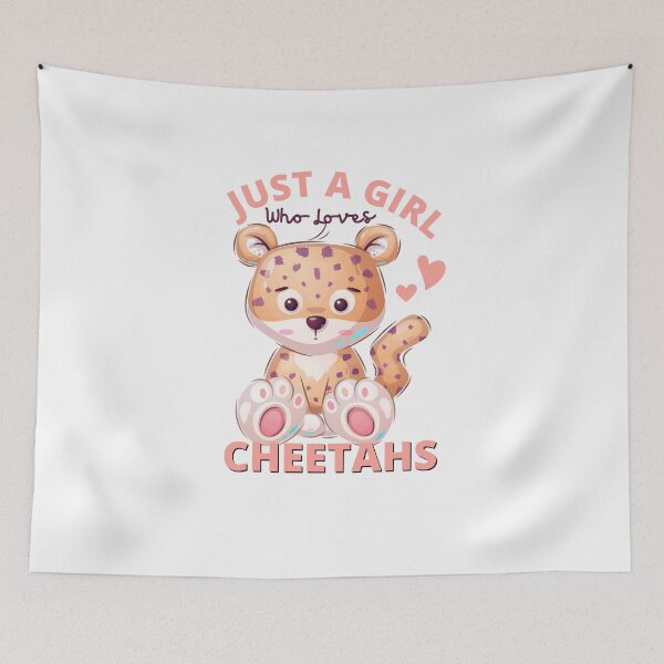 Item preview, Just A Girl Who Loves Cheetahs designed and sold by GeeHanz.