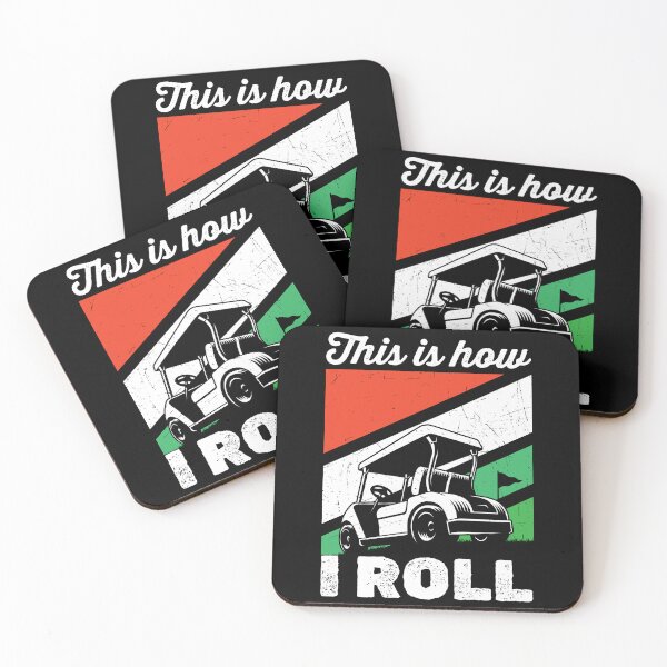 Item preview, Funny Golfer Gift: This Is How I Roll Golf Cart Retro Vintage - Golfing Golf Lover designed and sold by Adexyl.
