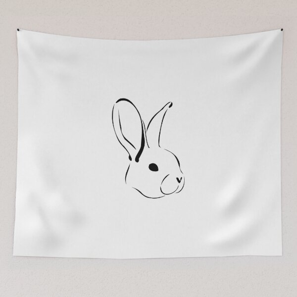 Item preview, Rabbit lineart b designed and sold by AmonRa16.