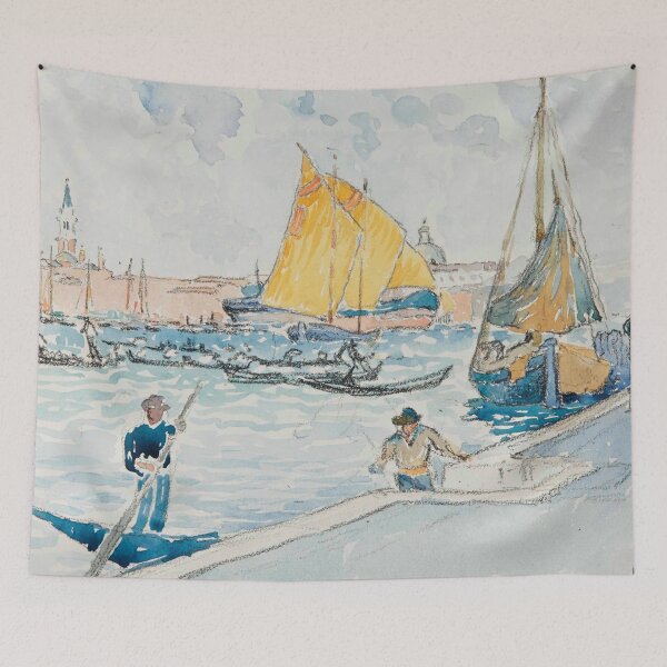 Item preview, La Barque by Henri Edmond Cross - Vintage Art designed and sold by RickE.