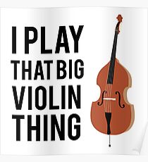 Póster Juego esa gran cosa del violín