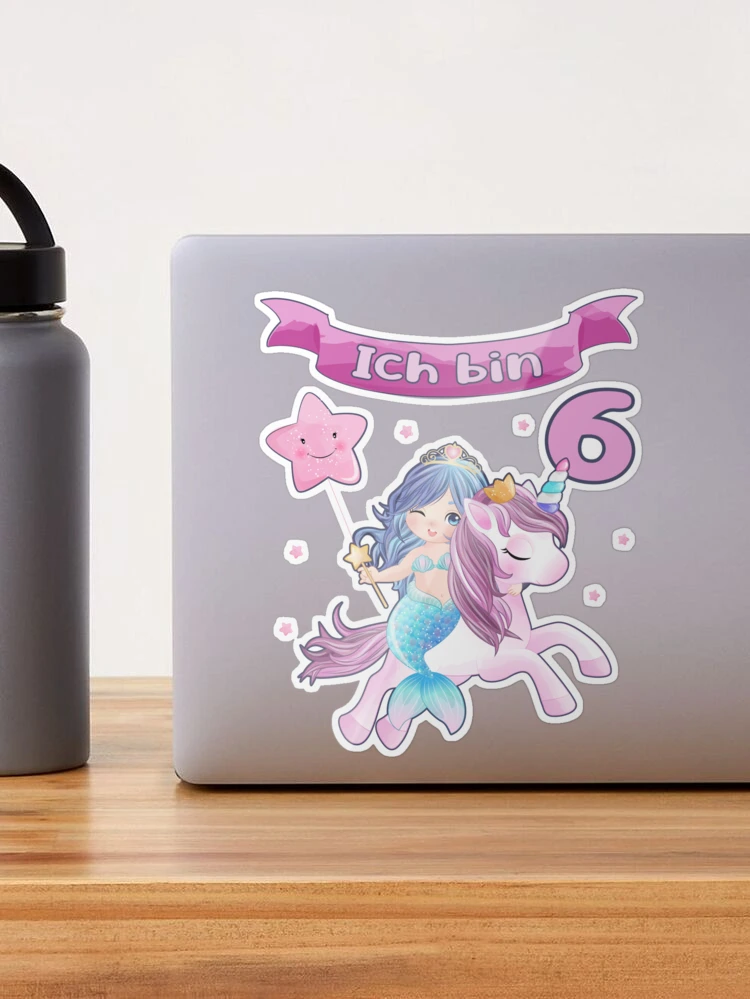 140 Sticker Meerjungfrau & Nixen – Als Mitgebsel, Zum Basteln, Mit Stickerbuch, Max. 5,5 Cm, Selbstklebend