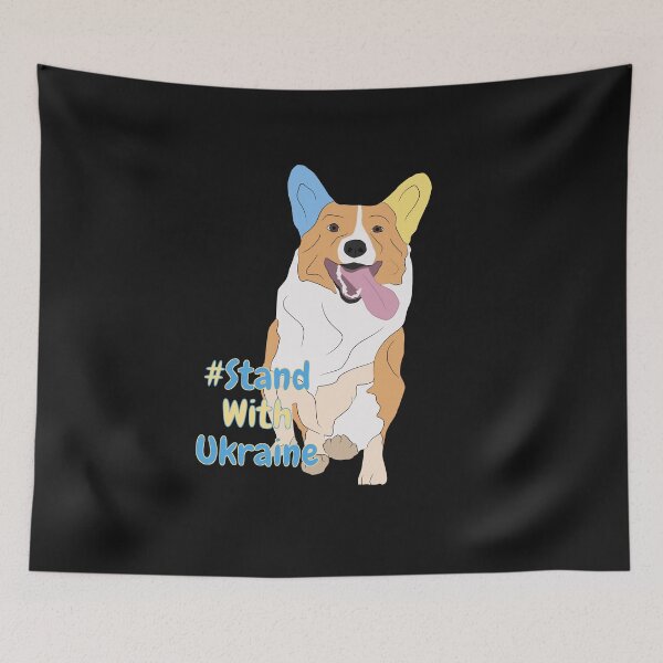Item preview, Welsh corgi Pembroke #StandwithUkraine designed and sold by Anastasiia87.