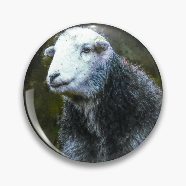 Item preview, Herdwick Sheep Oil Paint, Grey And White Herdwick Sheep, Herdwick Wool Sheep, Fluffy UK Herdwicks Sheep designed and sold by Paintcorner.