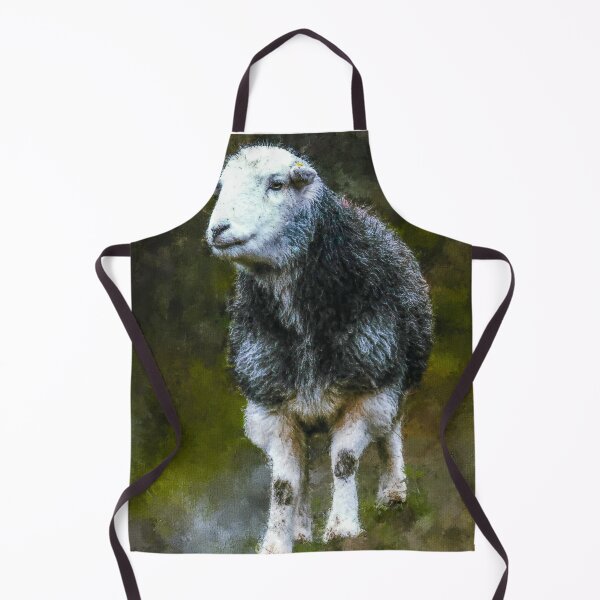Item preview, Herdwick Sheep Oil Paint, Grey And White Herdwick Sheep, Herdwick Wool Sheep, Fluffy UK Herdwicks Sheep designed and sold by Paintcorner.