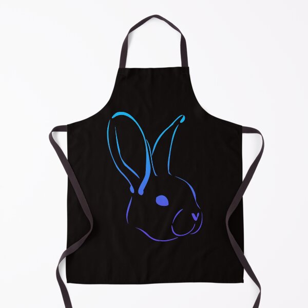 Item preview, Rabbit lineart blue designed and sold by AmonRa16.